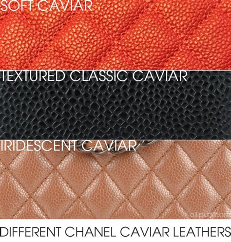 types of chanel caviar leather|The Guide to Chanel Leathers and Materials .